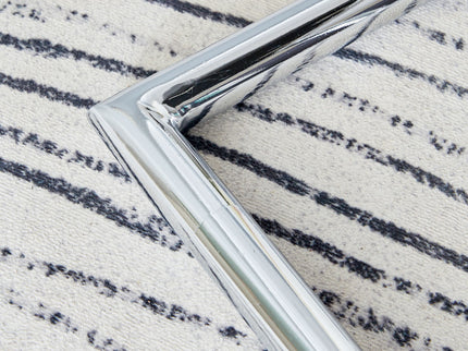 Modern Dining Chairs With Padded Seat, Metal Legs