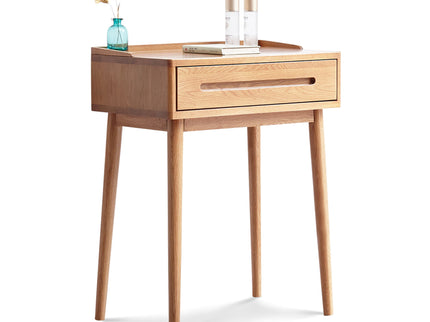 Dresser Bistro Table, 100% Solid Table Table Desk Top Table Dresser Compact Dresser Accessories Storage Drawer Natural Wood - Oak