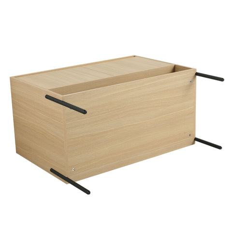 Modern Bathroom Vanity Combo With Single Resin Sink And Storage Cabinet