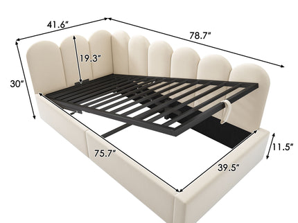 Upholstered Daybed With Hydraulic Storage