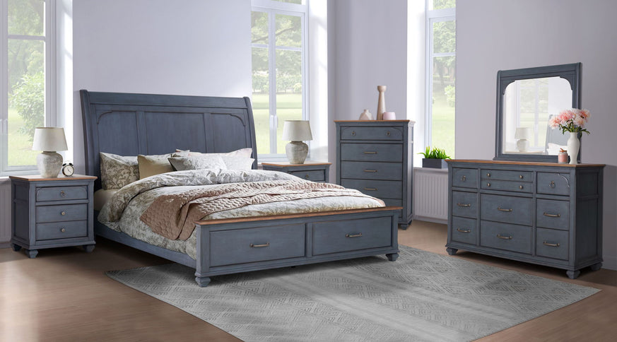 Sleigh Bed & USB Ports