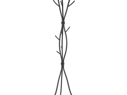 Coat Rack, Hall Tree, Free Standing, 11 Hooks, Entryway, Contemporary & Modern