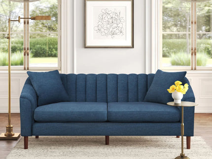 Contemporary 3 Seater Sofa With Accents