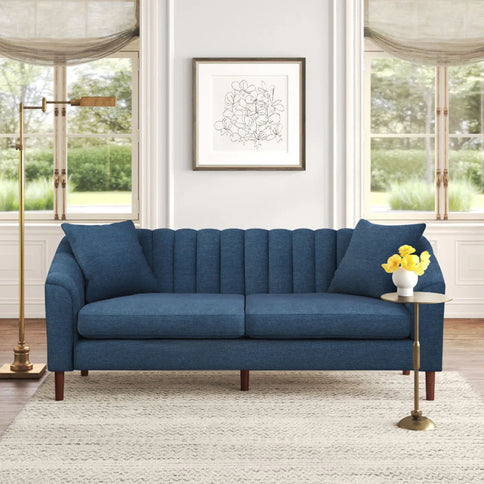 Contemporary 3 Seater Sofa With Accents