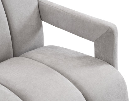Modern Minimalist Leisure Armchair With L Shaped Armrests