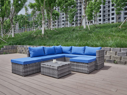 Patio Sofa With Cushions
