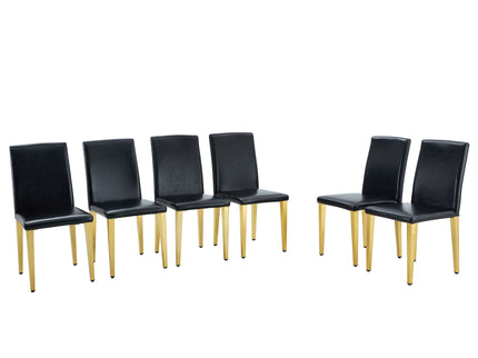 Elegant Upholstered Chairs With Metal Legs