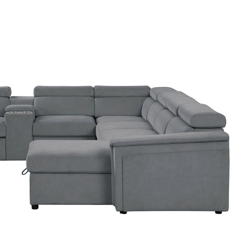 Harvey - Power Recliner Sleeper Sectional