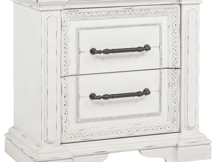 Bedroom Set With LED Lighting And Carved Moldings