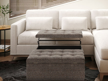 Harrison - Upholstered Coffee Table Storage Ottoman