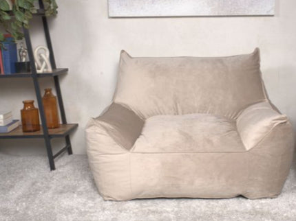 Allea - Bean Bag Chair With Armrests