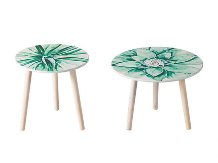 Nature-Inspired Side Tables (Set of 2)