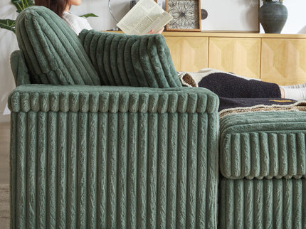 3 Seater Sofa With 2 Ottomans For Living Room