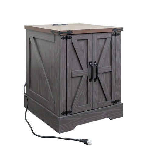 Nightstand With Adjustable Shelf