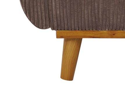 Upholstered Loveseat With Arms And Pillows