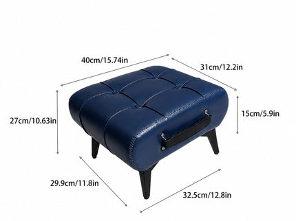 Minimalist Footstool With Hidden Storage