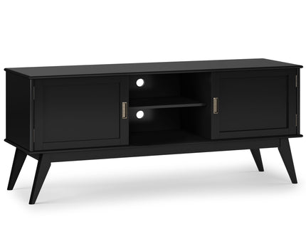 Draper - Handcrafted Mid Century Low TV Media Stand