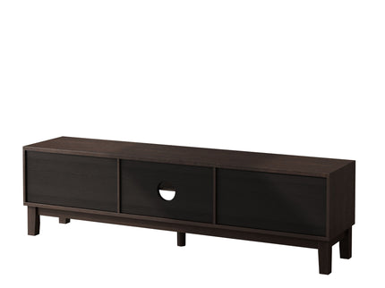 Media Console With 4 Drawers And Cable Management