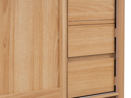 36" Bathroom Vanity With Sink, Soft Close Drawers - Natural