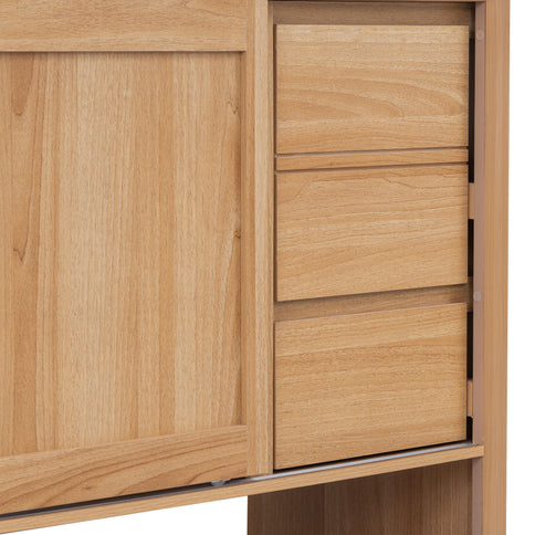 36" Bathroom Vanity With Sink, Soft Close Drawers - Natural