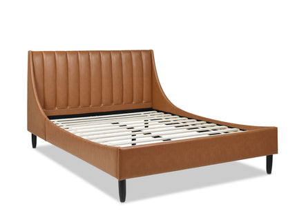 Aspen - Vertical Tufted Modern Headboard Platform Bed Set