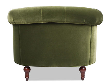 La Rosa - Victorian Tufted Upholstered Accent Chair