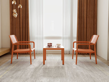 3 Piece Indoor / Outdoor Leisure Table And Chair Set