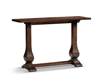 Whitmore - Trestle Console Table - Dark Brown