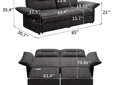Sofa Bed With Convertible Design, Living Room Furniture