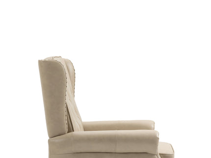 Modern Accent Armchair With Sturdy Wood Legs