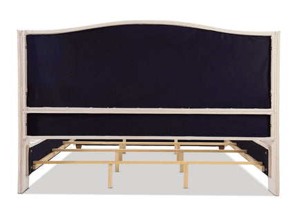 Marcella - Upholstered Shelter Headboard Bed Set
