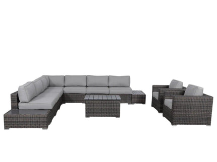 Stylish Entertainment Sectional Set, Outdoor Living