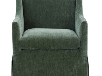 Luisa - Skirted Swivel Accent Chair