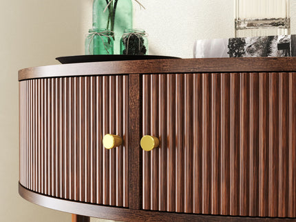 Demi Lune - Console Table With 2 Storage Drawers