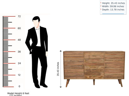 Soba - T Bar Large Chest - Oak