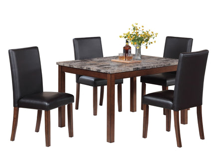 Dining Table With 4 Upholstered Side Chairs