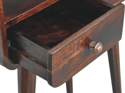 Solid Wood Curved Console Table