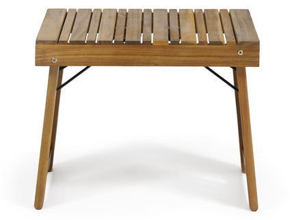 Temptation - Outdoor Foldable Side Table With Slat Design