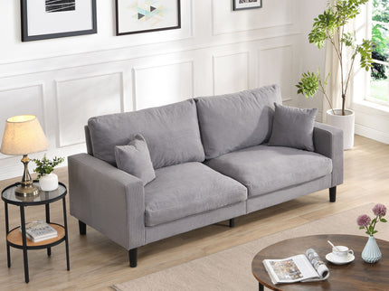 Modern Upholstered Resilience Three Seater Sofa