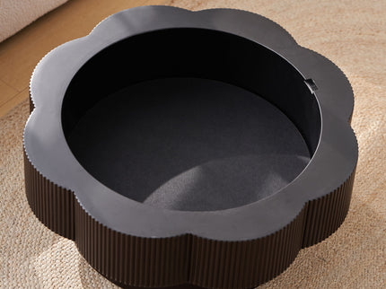 Modern Plum Blossom Shaped Coffee Table With Storage