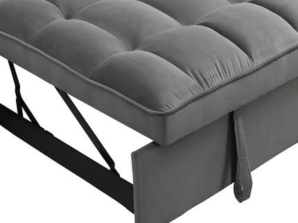 Sofa Bed With Trundle For Small Rooms - Dark Gray