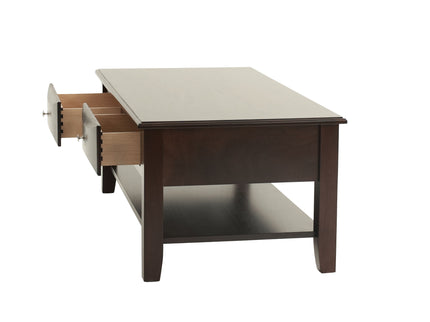 Table Set With Drawers And Open Shelf Storage