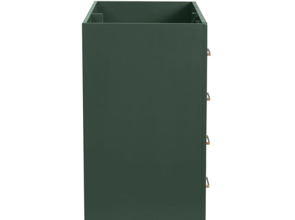 Retro Style Bathroom Vanity With 3 Drawers & Soft-Closing Doors