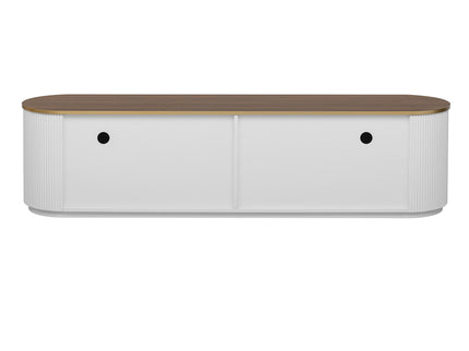 Modern Minimalist TV Stand For TVs Up To 80" With 3 Drawers And 1 Shelf