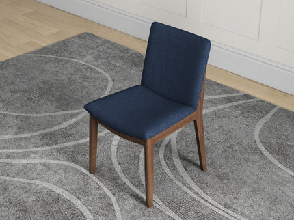 Laura - Mid-Century Modern Solid Wood Dining Chair (Set of 2)