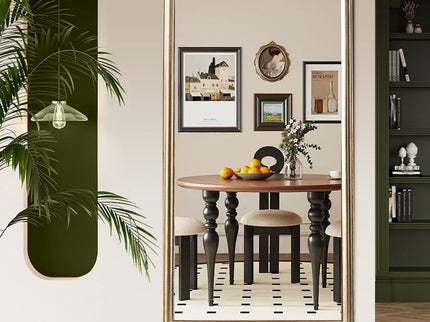 Full-Body Floor Mirror With Frame
