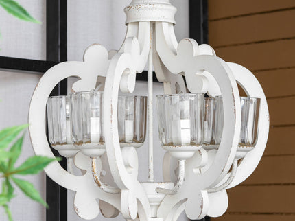 Farmhouse Chandelier, 6 Light Wood Chandelier Pendant Light Fixture With Adjustable Chain For Dining Room Living Room Entryway, Bulb Not Included
