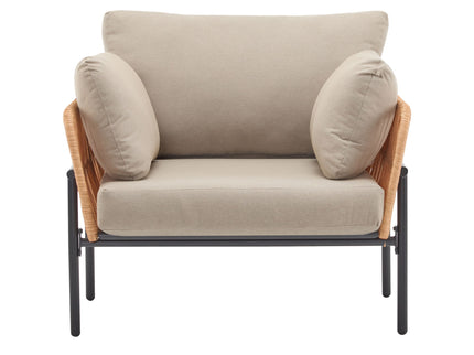 Rope Lounge Chair With Cushions For Modern Spaces