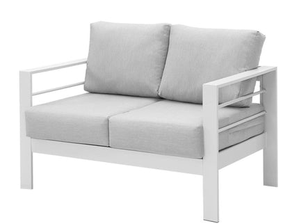 Patio All-Weather Loveseat With Thick Cushions