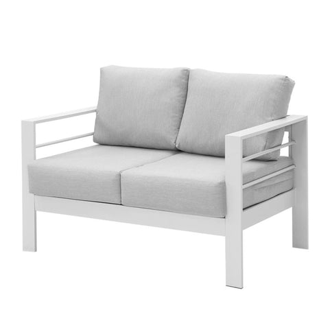 Patio All-Weather Loveseat With Thick Cushions